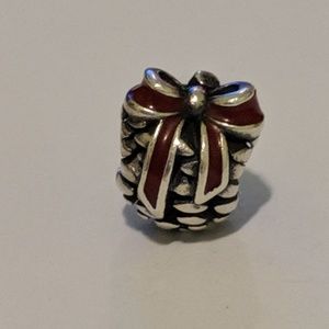 Pinecone w/ Bow Pandora Charm Authenic